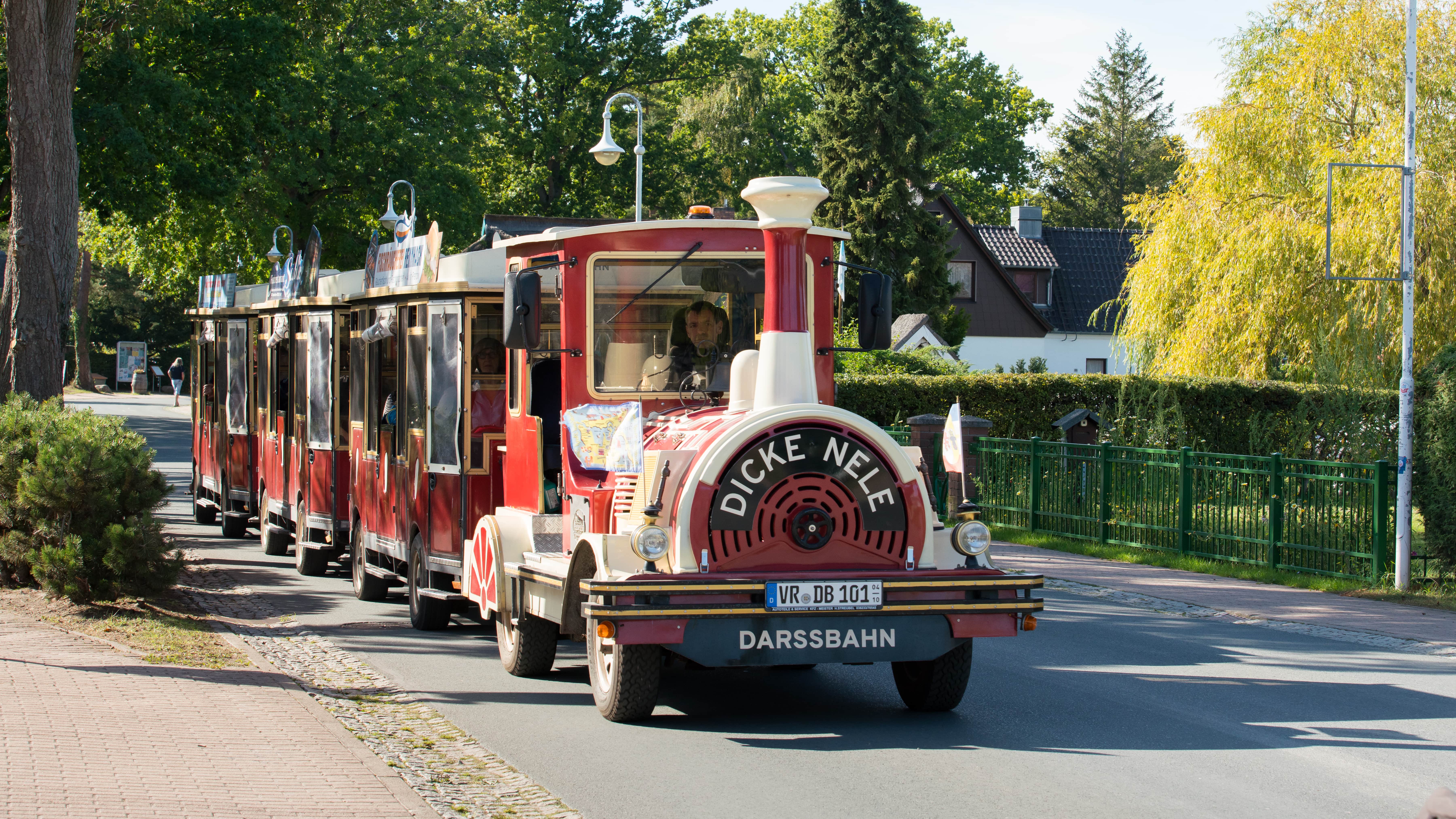 Sightseeing mit der Darssbahn
