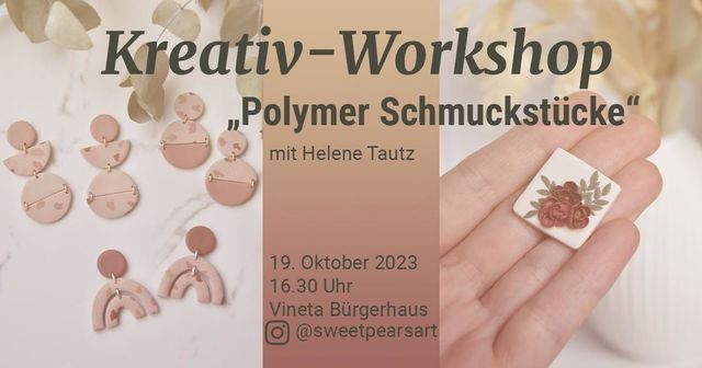 Kreativ Workshop „Polymer Schmuckstücke“