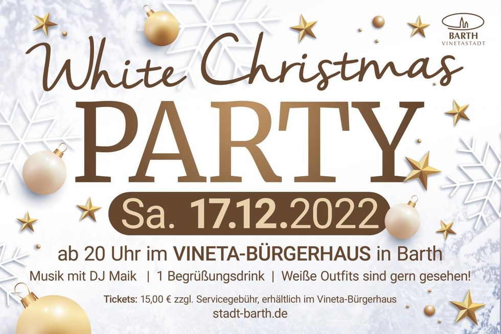 "White Christmas" - Xmas-Party